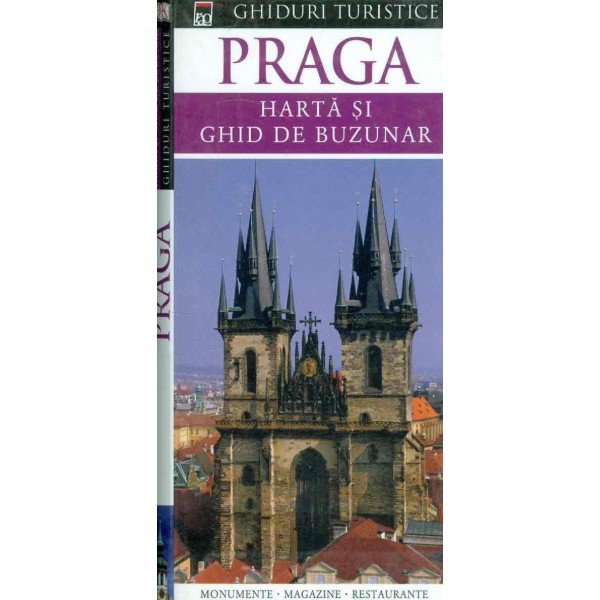 Praga: harta si ghid de buzunar