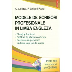 Modele de scrisori profesionale in limba engleza cu CD-Rom
