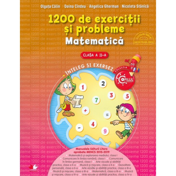 1200 de exercitii si probleme - Matematica, clasa a II-a
