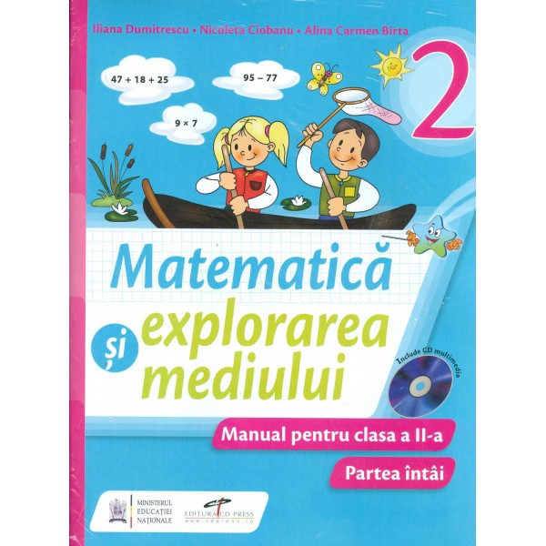 Matematica si explorarea mediului, clasa a II-a, partea I-II cu CD