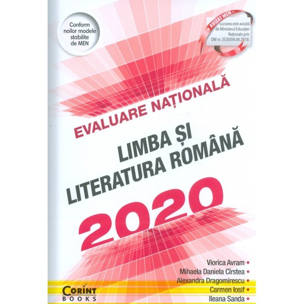 Limba si literatura romana, 2020 - Evaluare nationala