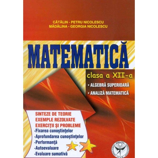 Matematica, clasa a XII-a