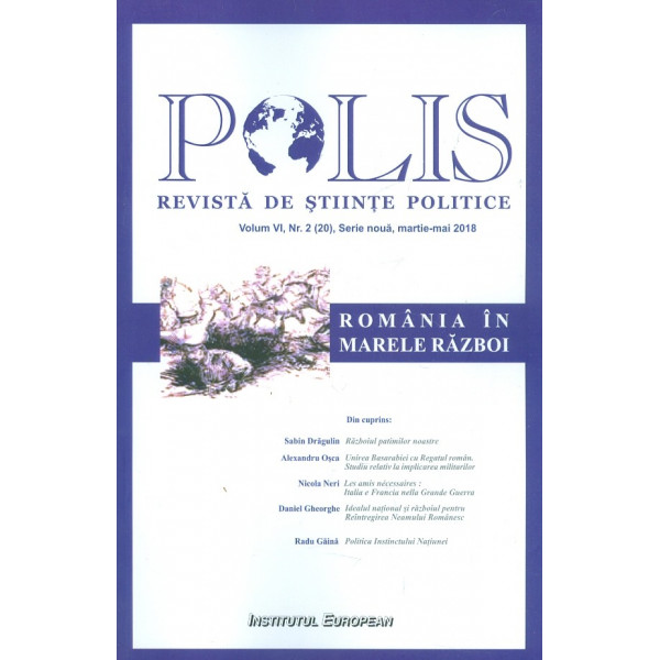 Polis. Revista de stiinte politice, vol. VI, nr.2 (20), martie-mai, 20182018