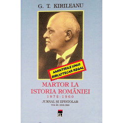 Martor la istoria Romaniei, 1872-1960 - Jurnal si epistolar, vol. III, 1919-1920