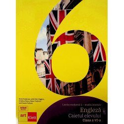 Limba moderna 1 - Studiu intensiv. Engleza, caietul elevului, clasa a VI-a cu CD