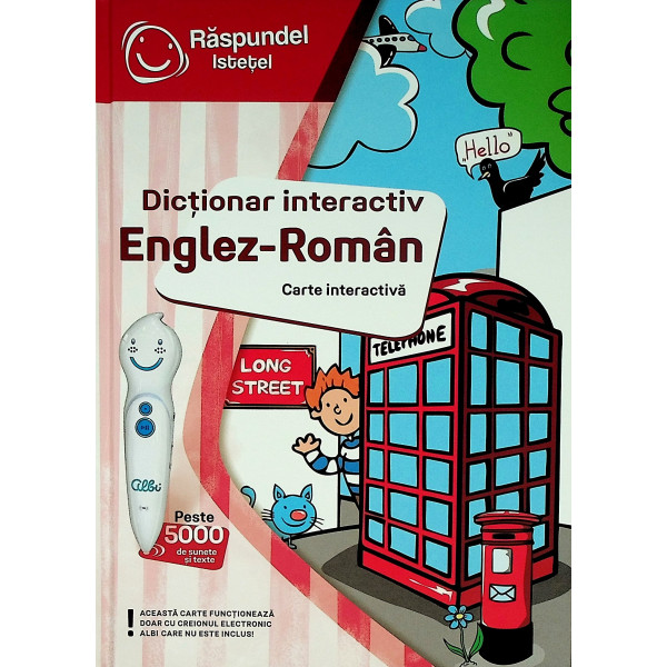 Dictionar interactiv englez-roman. Carte interactiva
