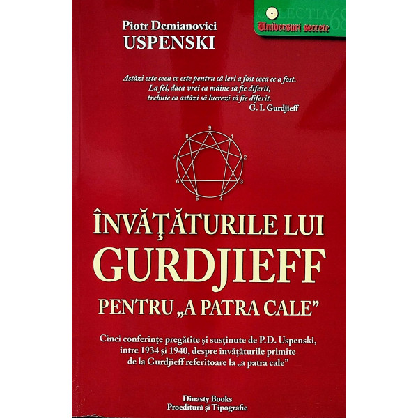 Invataturile lui Gurdjieff pentru A Patra Cale