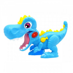 Jucarie interactiva Dinozaur Junior Cu Lumini Si Sunete - Albastru