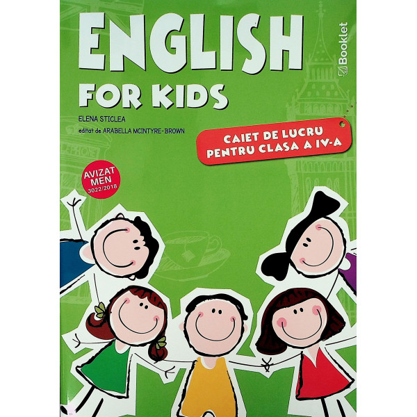 English for Kids. Caiet de lucru pentru clasa a IV-a