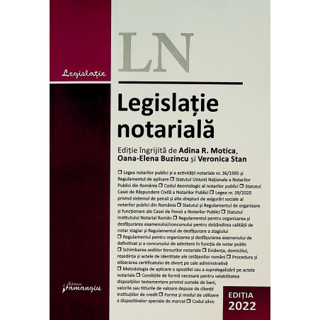 Legislatie notariala