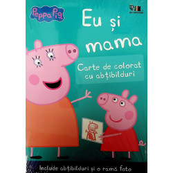 Peppa Pig - Eu si mama. Carte de colorat cu abtibilduri