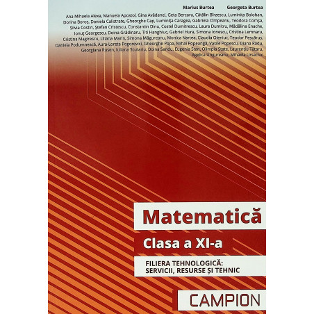Matematica, clasa a XI-a
