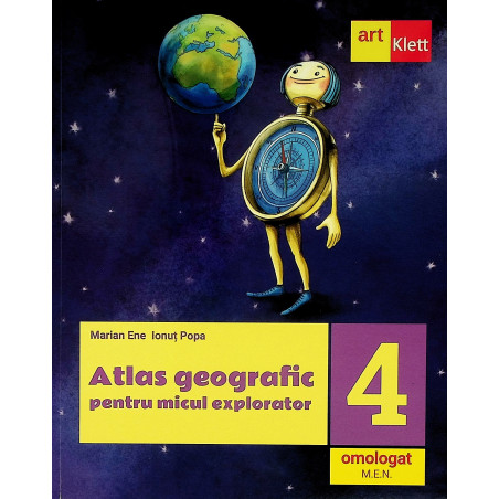 Atlas geografic, clasa a IV-a