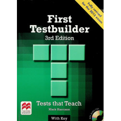 First Testbuilder. Tests that Teach with audio CD