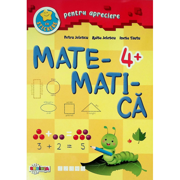 Matematica 4+ cu stickere pentru apreciere