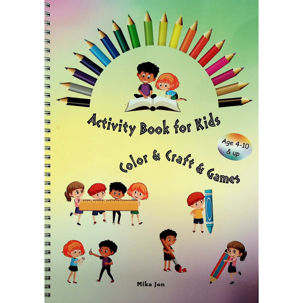 Activity Book for Kids, Age 4-10 & up