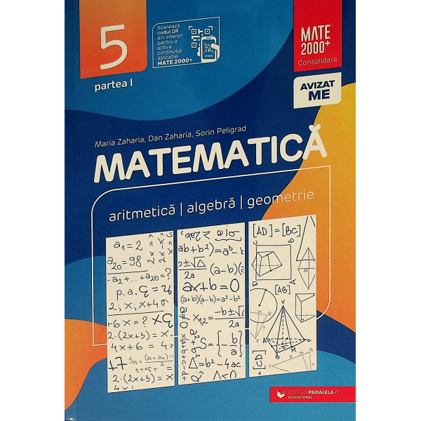 Matematica, clasa a V-a, partea I - Aritmetica, algebra, geometrie