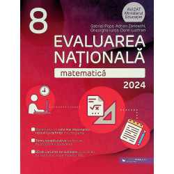 Matematica, clasa a VIII-a - Evaluarea Nationala, 2024