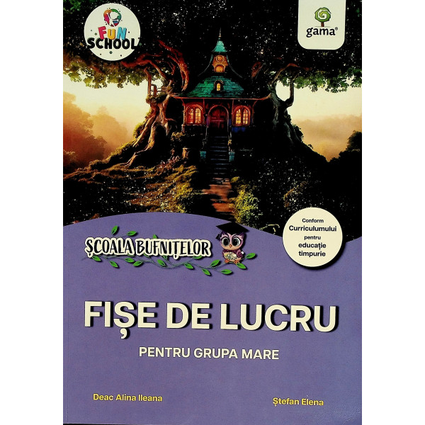 Scoala bufnitelor - Fise de lucru pentru grupa mare