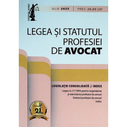 Legea si statutul profesiei de avocat Legea si statutul profesiei de avocat
